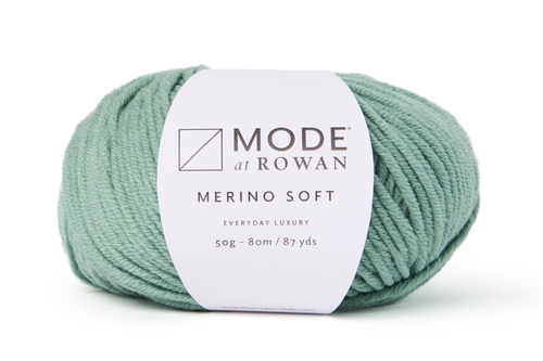 Mode at Rowan, Merino Soft // 019 Sage at The Loopy Ewe