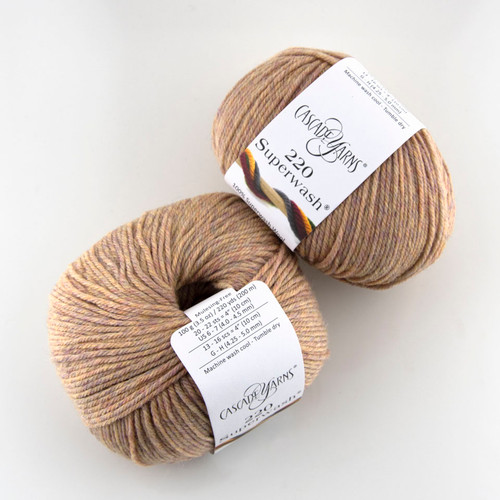 Cascade, 220 Superwash // 375 Blush Heather at The Loopy Ewe Cascade, 220 Superwash // 375 Blush Heather at The Loopy Ewe