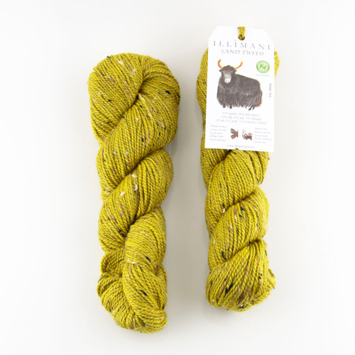 Illimani Yarn, Santi Tweed  // Pineapple at The Loopy Ewe