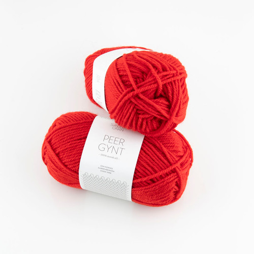 Sandnes Garn, Peer Gynt // 4018 Scarlett Red at The Loopy Ewe