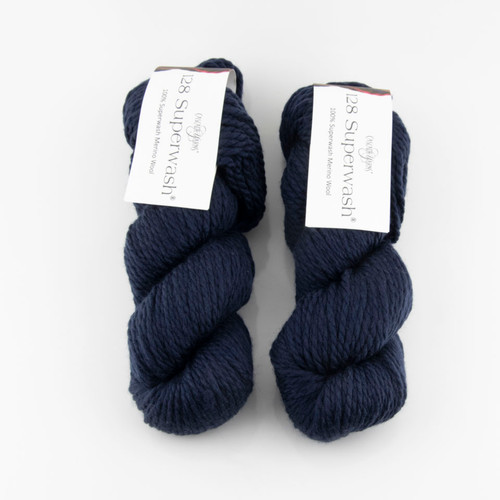 Cascade, 128 Superwash // 854 Navy at The Loopy Ewe