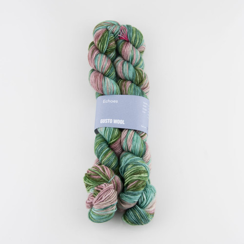 Gusto Wool, Echoes Hand Dyed Sock Yarn // 1528 at The Loopy Ewe