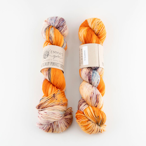 Emma's Yarn, Practically Perfect Sock // 10 Questions at The Loopy Ewe