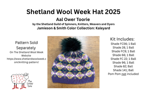 Shetland Wool Week, Jamieson&Smith // 2025 Aal Ower Toorie Kits at The Loopy Ewe