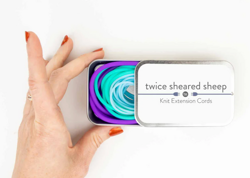 Twice Sheared Sheep // Knit Extension Cords Twice Sheared Sheep // Knit Extension Cords