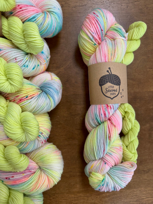 Little Squirrel Yarn, Sock Sets // Electric Summer