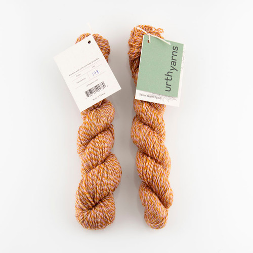 Urth Yarns, Spiral Grain Sport Weight // Persimmon at The Loopy Ewe