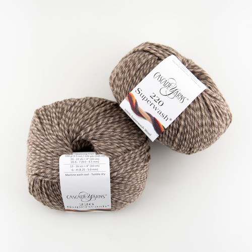 Cascade, 220 Superwash //400 Walnut Marl at  The Loopy Ewe Cascade, 220 Superwash //400 Walnut Marl at  The Loopy Ewe