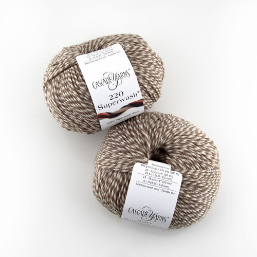Cascade, 220 Superwash // 403 Antique Marl at  The Loopy Ewe Cascade, 220 Superwash // 403 Antique Marl at  The Loopy Ewe