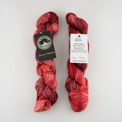 Yarn Dragon, SilkPaca Fingering // Tear Drop at The Loopy Ewe