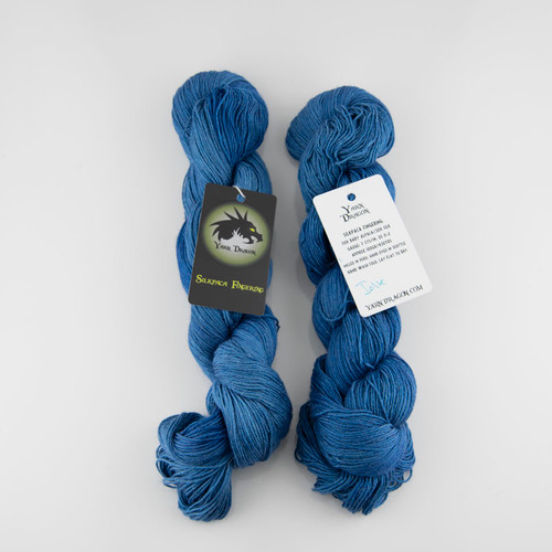 Yarn Dragon, SilkPaca Fingering // Iolite at The Loopy Ewe