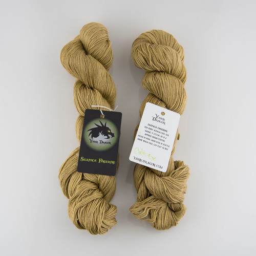 Yarn Dragon, SilkPaca Fingering // Cat's Eye at The Loopy Ewe