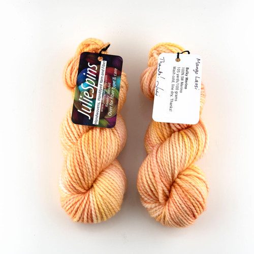 JulieSpins, Bulky Merino // Mango Lassi at The Loopy Ewe