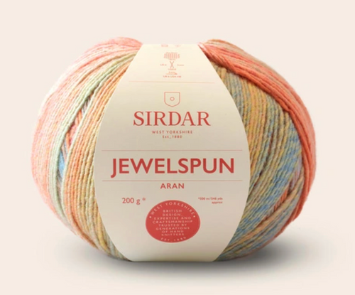 Jewelspun Aran Weight  // Citrine Sunrise at The Loopy Ewe Jewelspun Aran Weight  // Citrine Sunrise at The Loopy Ewe