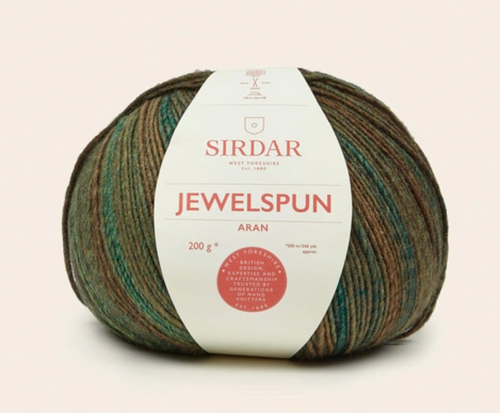 Jewelspun Aran Weight  // Golden Green at The Loopy Ewe Jewelspun Aran Weight  // Golden Green at The Loopy Ewe
