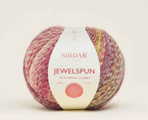 Sirdar, Jewelspun Chunky With Wool // Sea Anemone at The Loopy Ewe Sirdar, Jewelspun Chunky With Wool // Sea Anemone at The Loopy Ewe