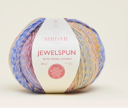 Sirdar, Jewelspun Chunky With Wool // Ocean Gem at The Loopy Ewe Sirdar, Jewelspun Chunky With Wool // Ocean Gem at The Loopy Ewe