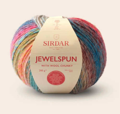 Sirdar, Jewelspun Chunky With Wool // Precious Reef at The Loopy Ewe Sirdar, Jewelspun Chunky With Wool // Precious Reef at The Loopy Ewe