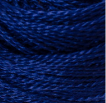 DMC, Pearl Cotton Balls Size 5 // 797 French Blue at The Loopy Ewe