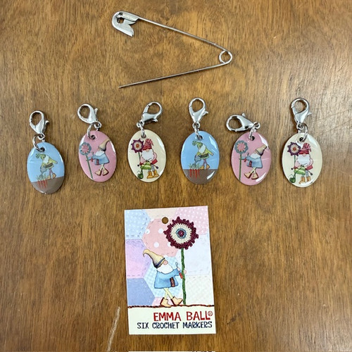 Emma Ball, Stitch Markers // Crafting Gnomes at The Loopy Ewe