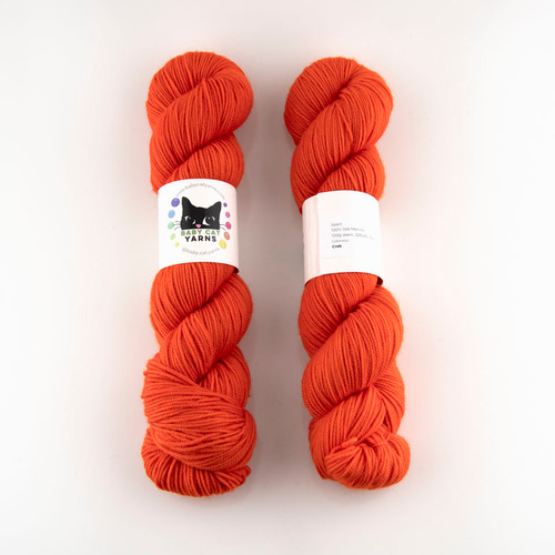 Baby Cat Yarns, Sport //Crab at The Loopy Ewe