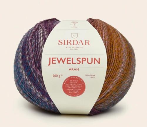 Jewelspun Aran Weight  // Northern Lights at The Loopy Ewe