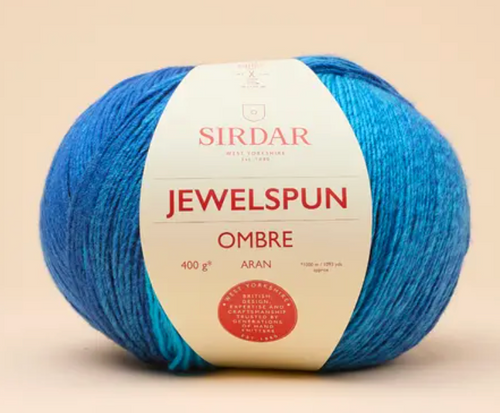 Sirdar, Jewelspun Aran Ombre // Midnight Blues The Loopy Ewe