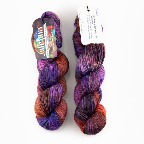 JulieSpins, Alpaca Silk Cashmere // Bazaar at The Loopy Ewe