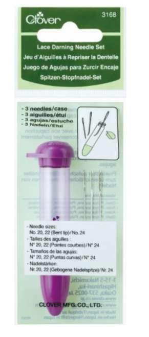 Clover, Chibi (Purple) with Lace Darning Needles (3168) at The Loopy Ewe