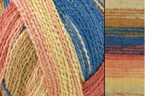 Universal Yarn, Bamboo Pop Sock // Corals (504) at The Loopy Ewe