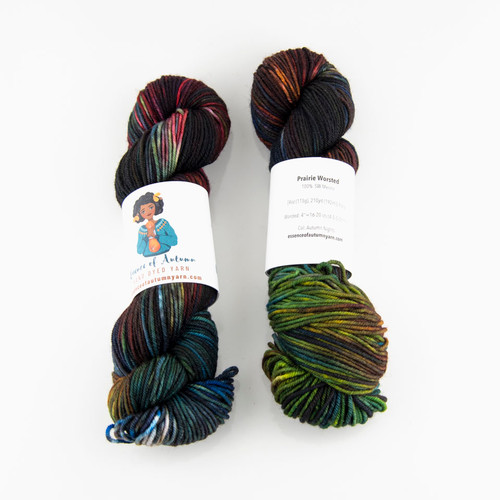 Essence of Autumn, Prairie Worsted // Autumn Nights at The Loopy Ewe