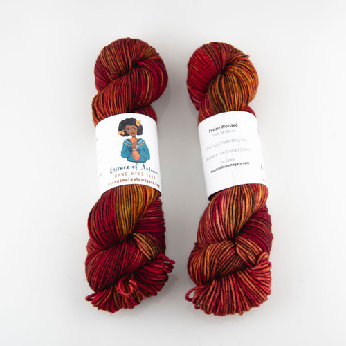 Essence of Autumn, Prairie Worsted // Coleus at The Loopy Ewe