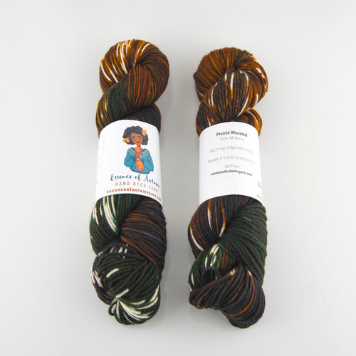 Essence of Autumn, Prairie Worsted // Fossil at The Loopy Ewe