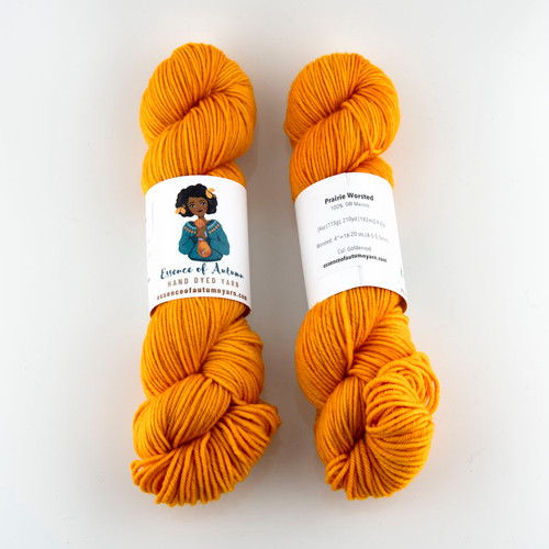 Essence of Autumn, Prairie Worsted // Golden Rod at The Loopy Ewe