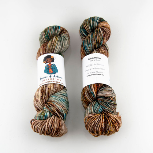 Essence of Autumn, Prairie Worsted // On Wings of Butterflies at The Loopy Ewe