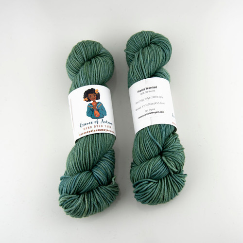 Essence of Autumn, Prairie Worsted // Thyme at The Loopy Ewe