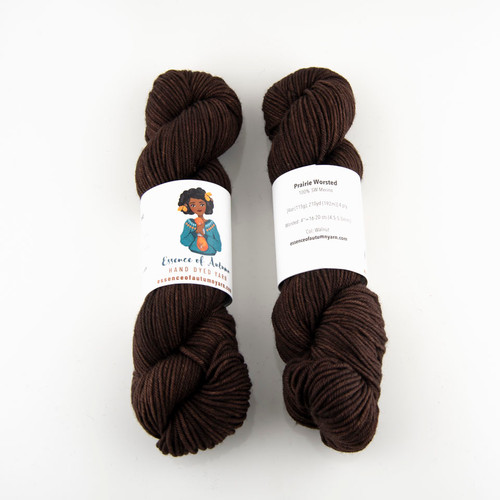Essence of Autumn, Prairie Worsted // Walnut at The Loopy Ewe