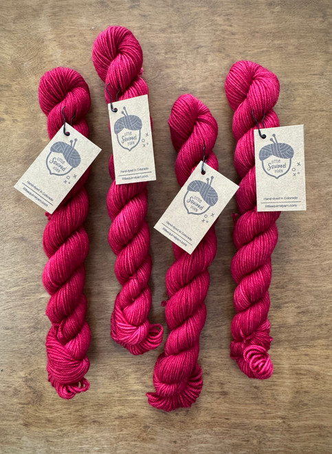 Little Squirrel Yarn, Acorns // Cardinal