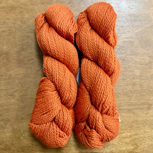 Blue Sky Fibers, Organic Cotton Sport // Pumpkin (222) at The Loopy Ewe