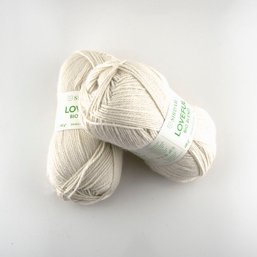 Sirdar, Loveful Bio Blend // Supercharged White (101) at The Loopy Ewe