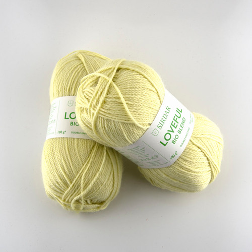 Sirdar, Loveful Bio Blend // Energized Lemon (102) at The Loopy Ewe