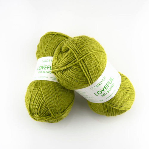 Sirdar, Loveful Bio Blend // Distilled Green (109) at The Loopy Ewe