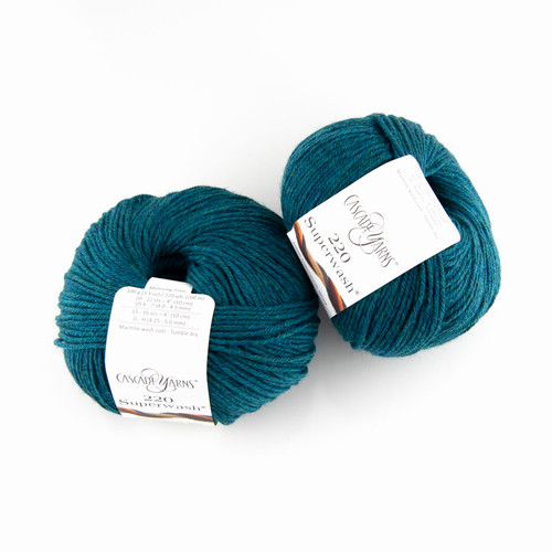 Cascade, 220 Superwash // 418 Blue Coral Heather at The Loopy Ewe