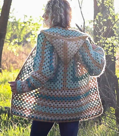 The Loopy Ewe, 2026 Classes // Crochet Hexagon Sweater Class - Saturdays October 3 & 17, 10 am - 12 pm at The Loopy Ewe