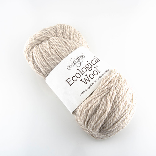 Cascade, Ecological Wool // Ecru Beige Twist (9004) at The Loopy Ewe