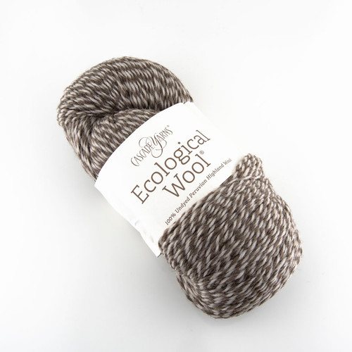 Cascade, Ecological Wool // Silver Metal Twist (9024) at The Loopy Ewe