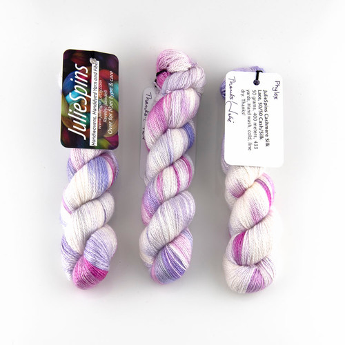 JulieSpins, Cashmere Silk Lace // Phylox at The Loopy Ewe