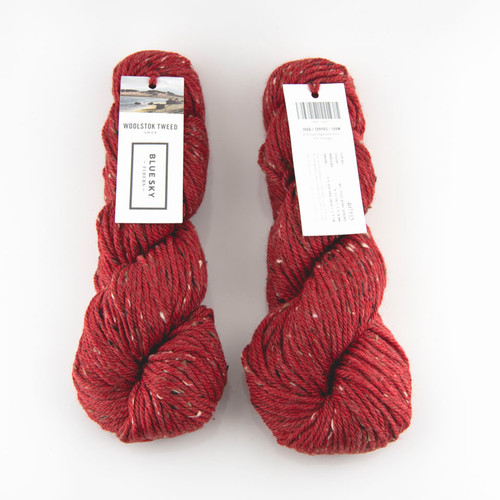 Blue Sky Fibers, Woolstok Tweed // Ruby Sunset (3315)