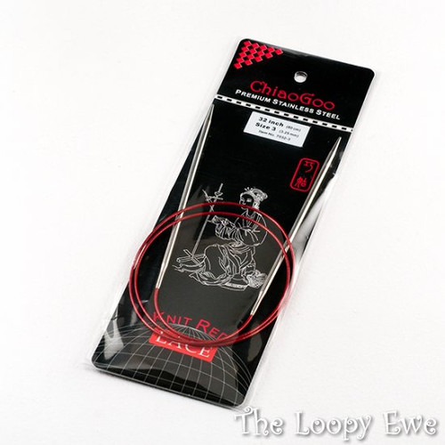 ChiaoGoo Red Lace 32" Needles at  The Loopy Ewe