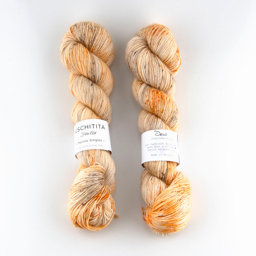 Uschitita Fibre Art, Merino Singles // Dew at The Loopy Ewe
